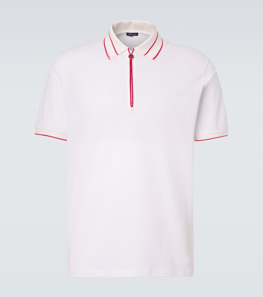 Cotton piqué polo shirt