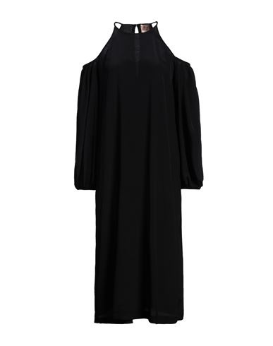 Même Road Woman Maxi dress Black Size 2 Acetate, Silk