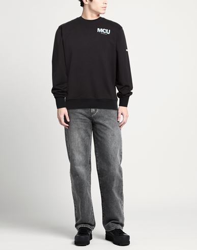 M. c.u. Marco Cassese Union Man Sweatshirt Black Size M Cotton, Polyester