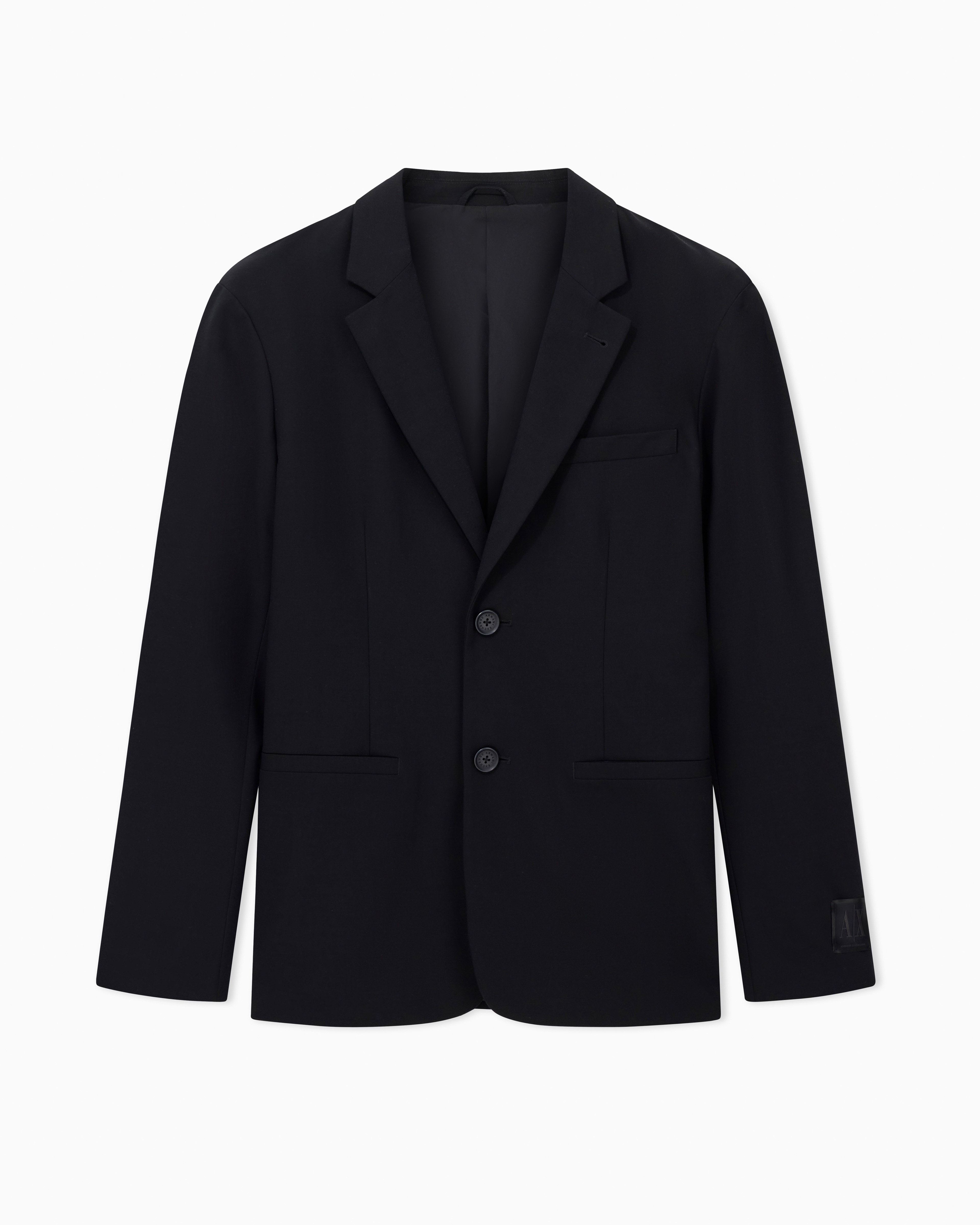 Single breasted jacket in a wool and viscose blend Icon