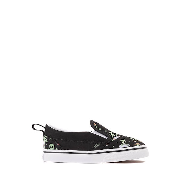 Vans Classic Slip-On V Cosmic Cruisers Skate Shoe - Baby / Toddler - Black