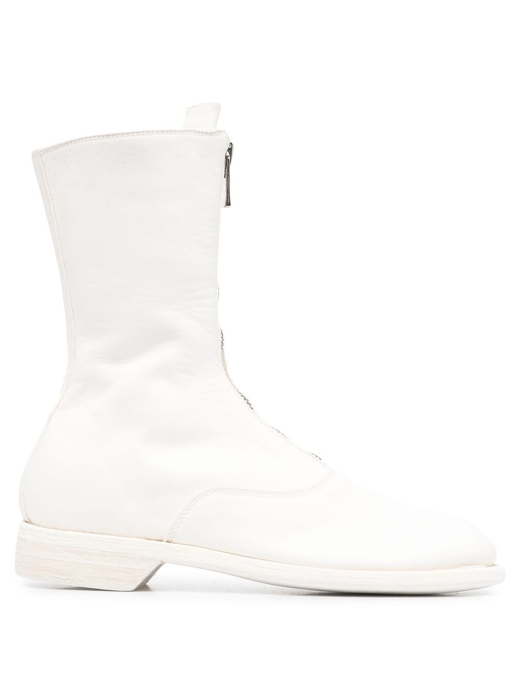 310 zip-up ankle boots - White