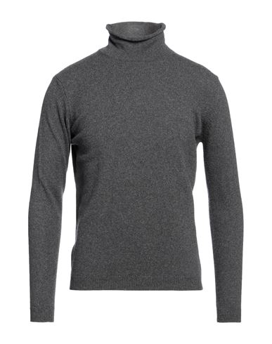Man Turtleneck Charcoal Size 40 Virgin Wool, Wool