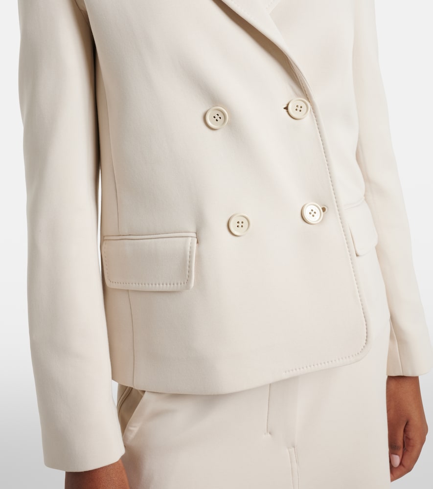 Badia cotton-blend jersey blazer