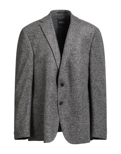 Man Blazer Grey Size 50 Acrylic, Virgin Wool, Polyester
