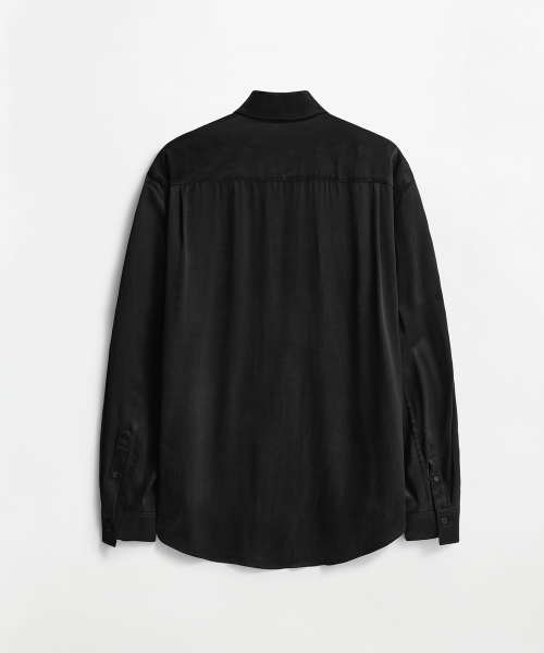 ARMA Cupro Military Shirts Black