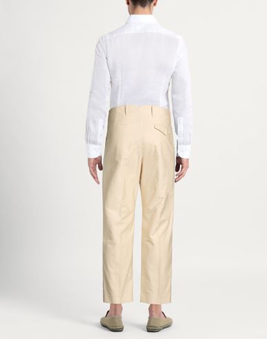 Man Pants Beige Size 34 Cotton