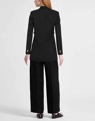 Woman Blazer Black Size 8 Polyester, Wool, Elastane