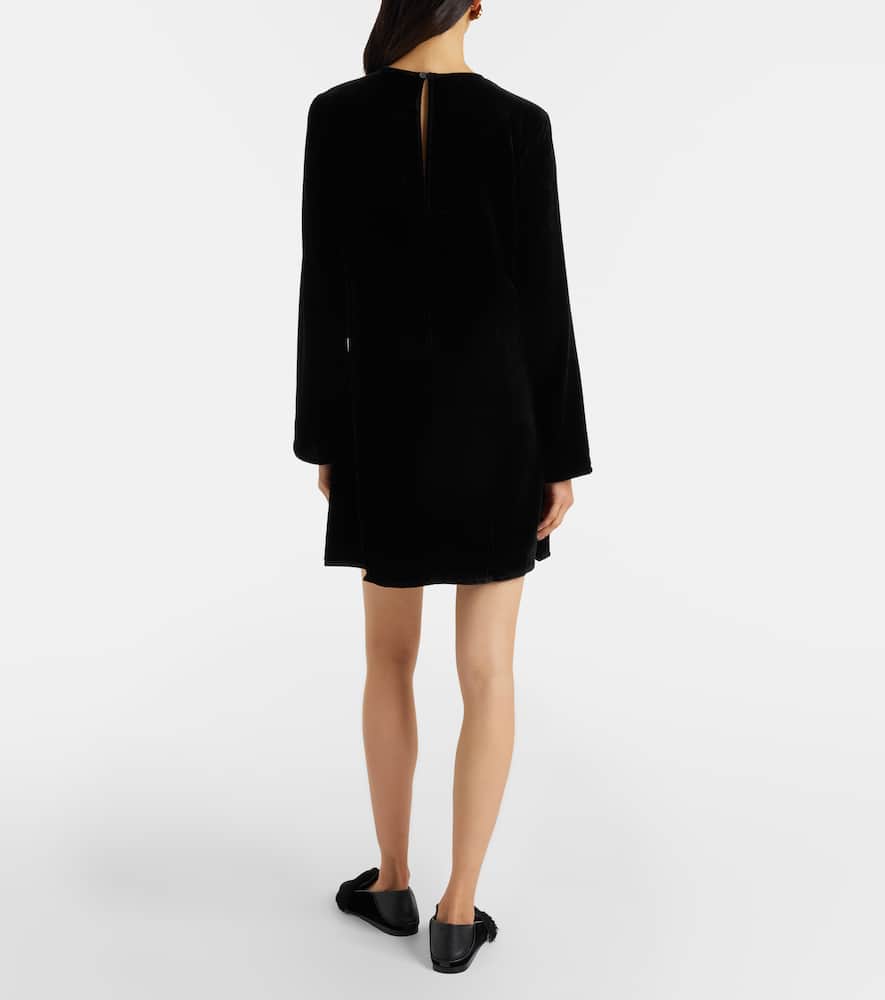 Larissa velvet minidress