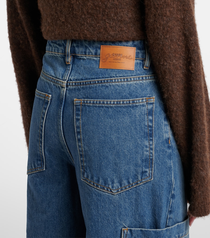 Mid-rise cargo jeans