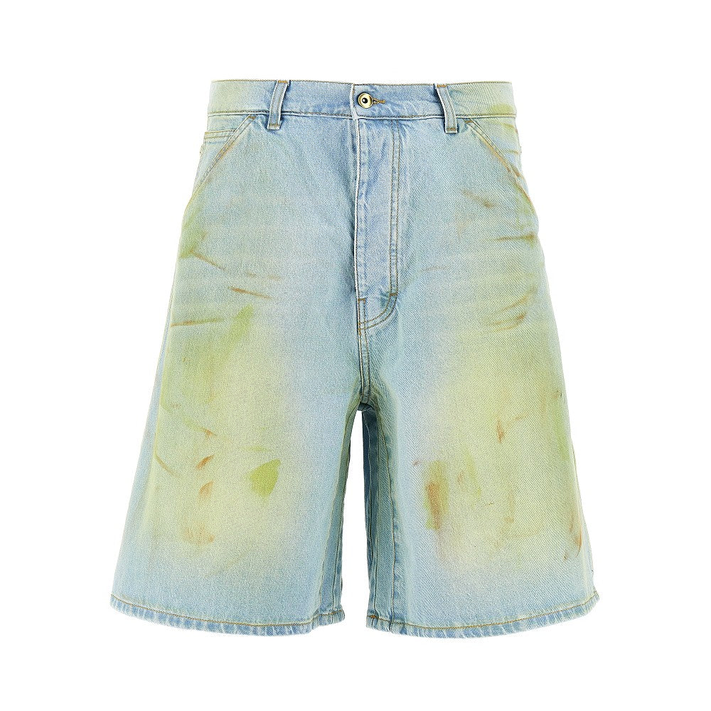 C.9.3 Stained-effect denim shorts Man 46