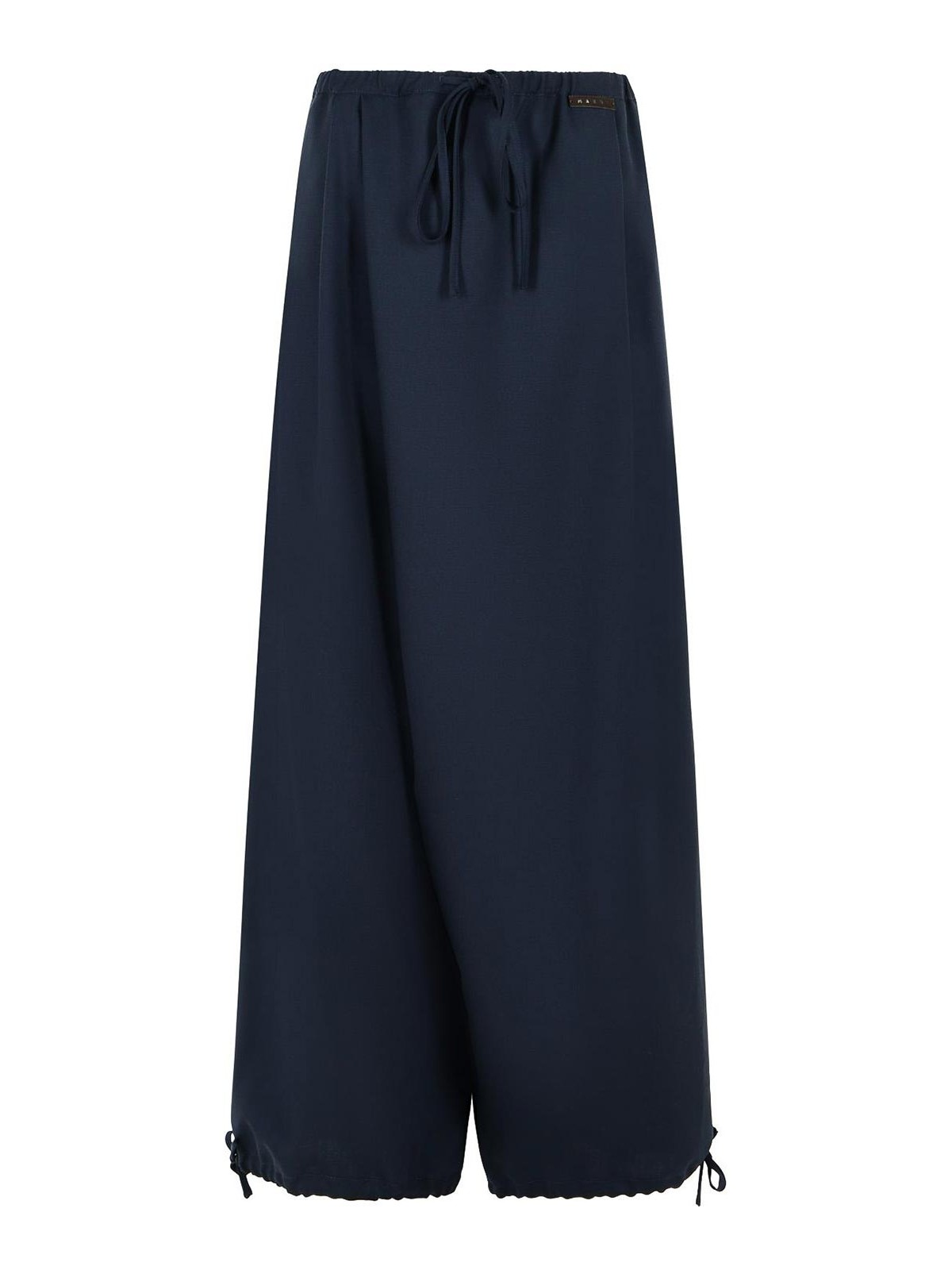 Blue Virgin Wool Trousers