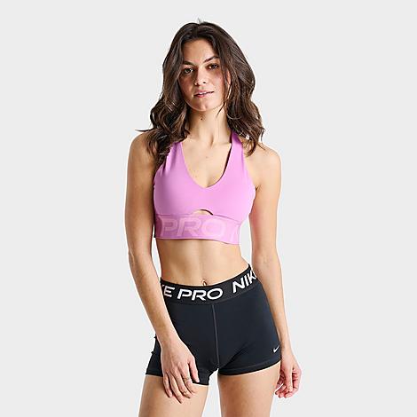Women's Pro Sculpt Medium-Support Padded Sports Bra in Light Magenta/Pink Rise/White