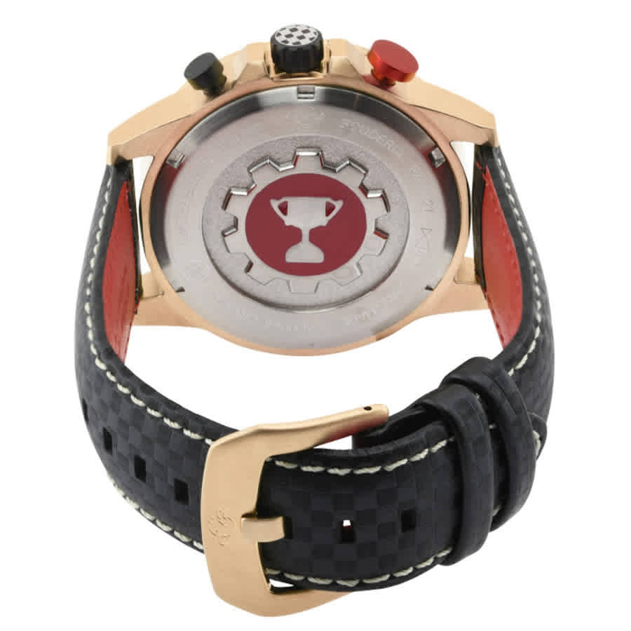 Scuderia Chronograph Tachymeter Black Dial Mens Watch 9921