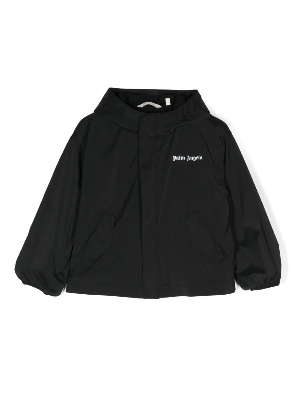 Overlogo hooded jacket - Black