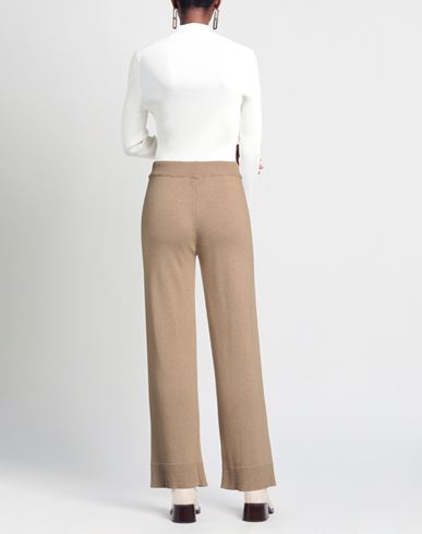 Crochè Woman Pants Camel Size S Polyamide, Viscose, Wool, Cashmere