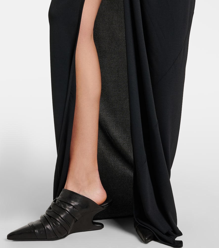 Lilies jersey maxi skirt