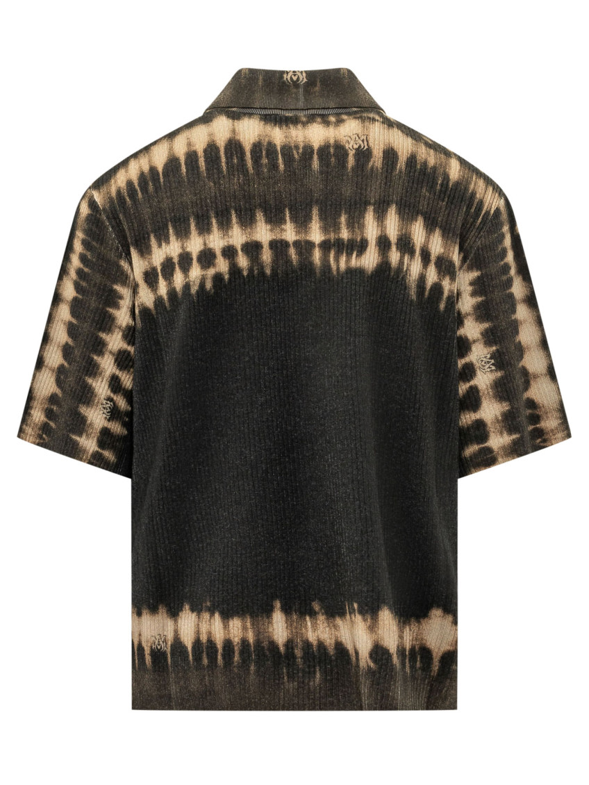 Black Relaxed Tie-Dye Shirt