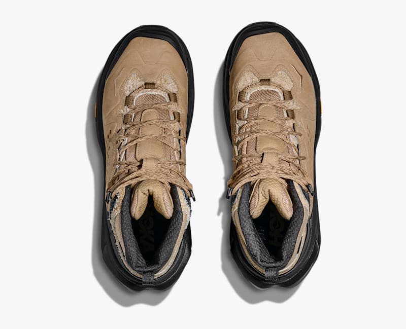 HOKA Elite Terrain System Kaha 3 GTX Shoes in Khaki/Black
