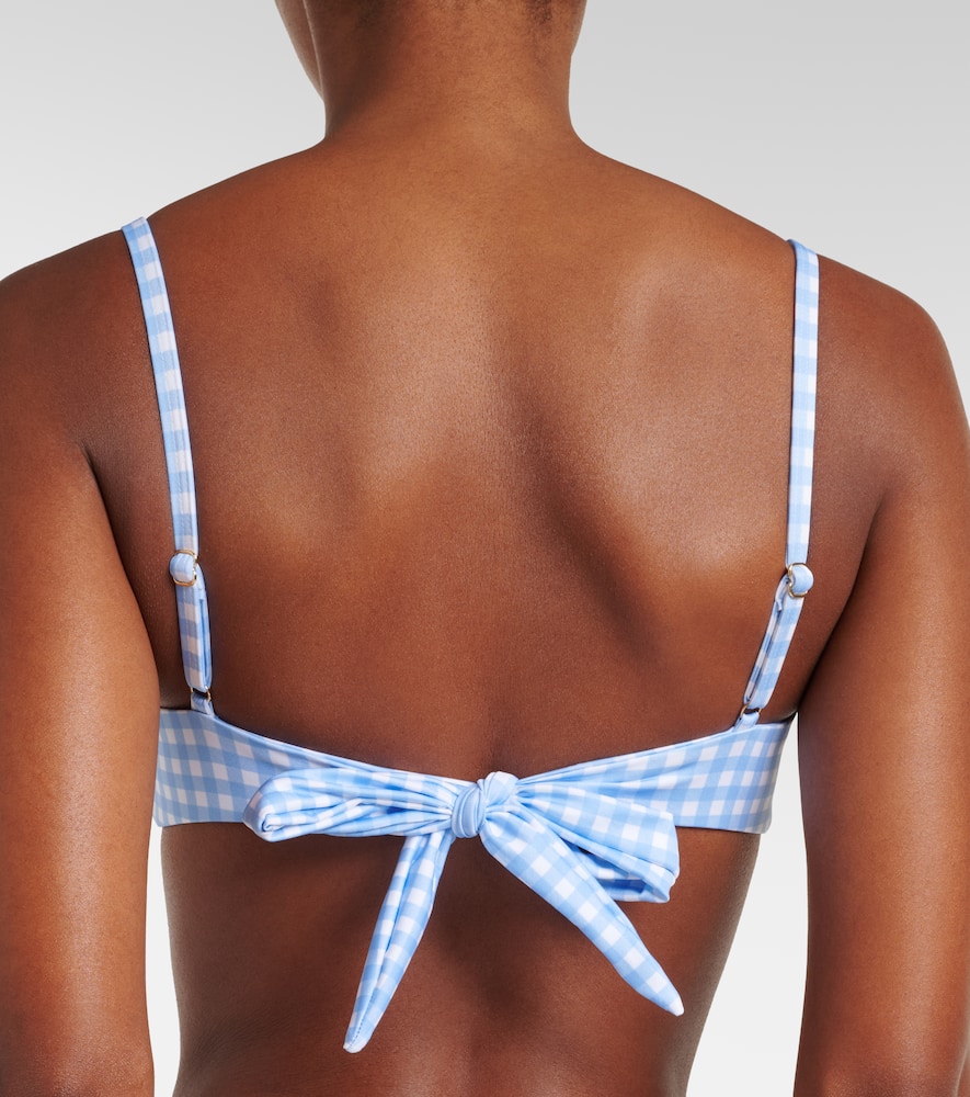 Esme gingham bikini top