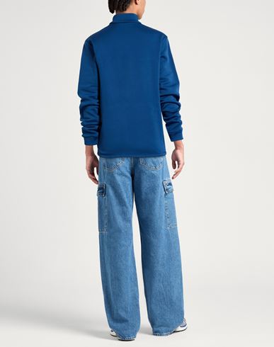 Man Sweatshirt Navy Size S Recycled polyester, Elastane