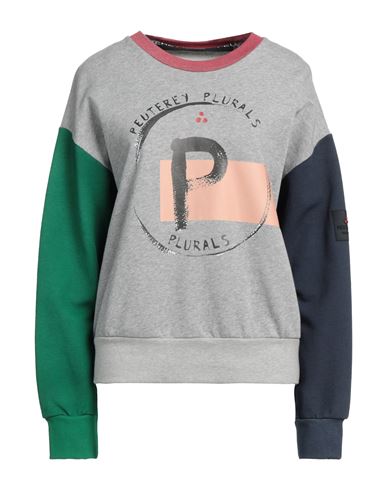 Peuterey. plurals Woman Sweatshirt Grey Size S Cotton