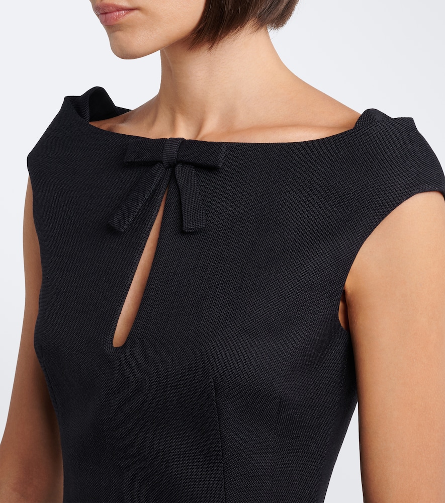 Bow-detail off-shoulder top