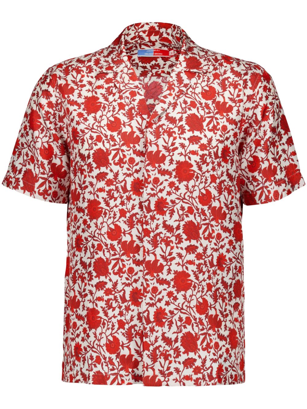 X La DoubleJ floral-print shirt - Red