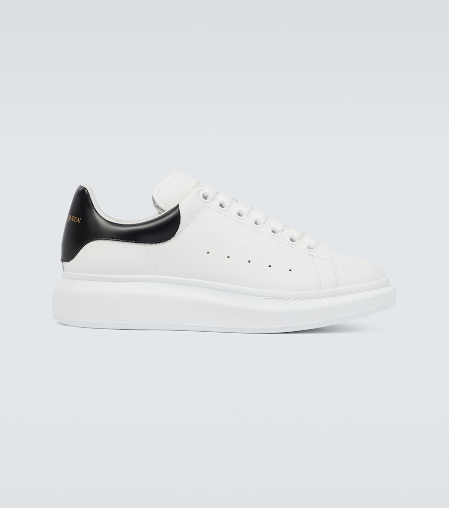 McQueen Oversized leather sneakers