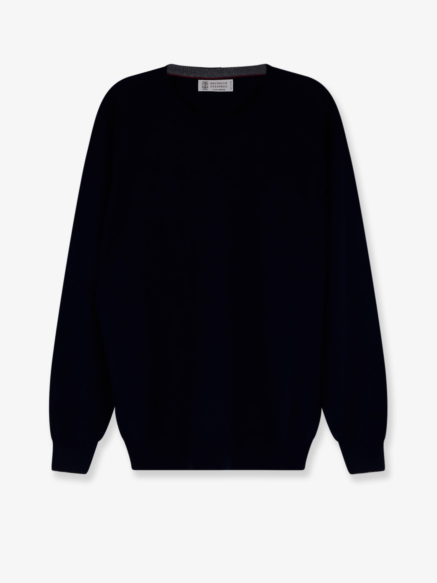 Cashmere Crew-Neck Sweater — Blue
