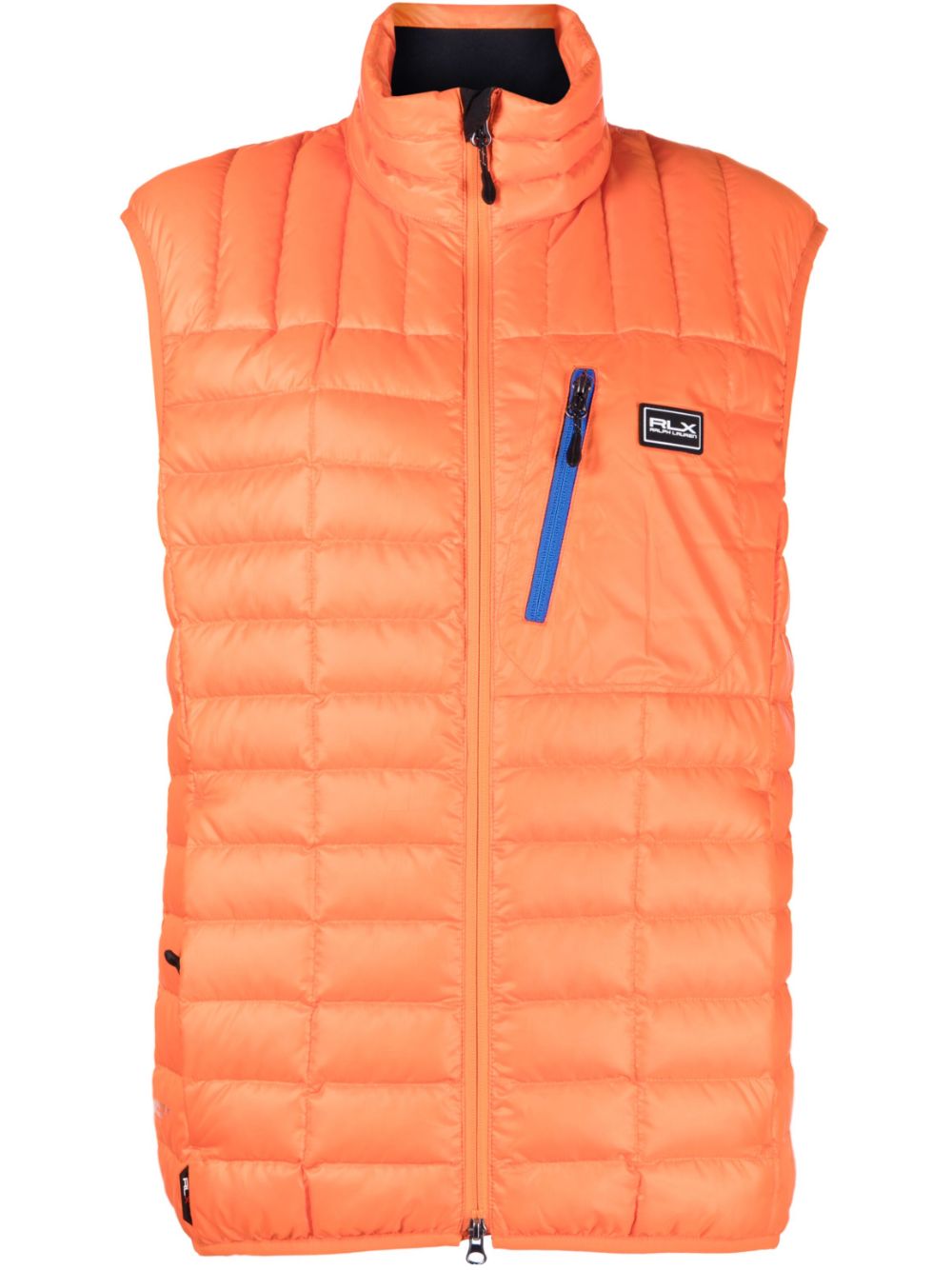 Dalston padded recycled down gilet - Orange