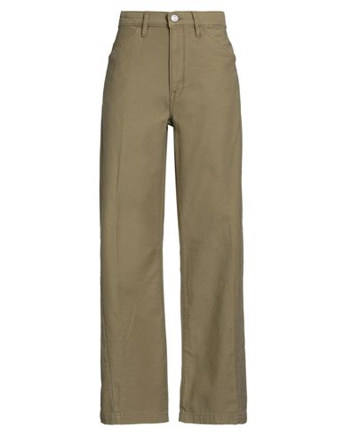 Woman Pants Sage green Size 30 Cotton