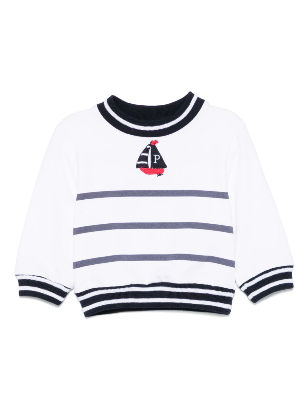Nautical striped sweater - Blue