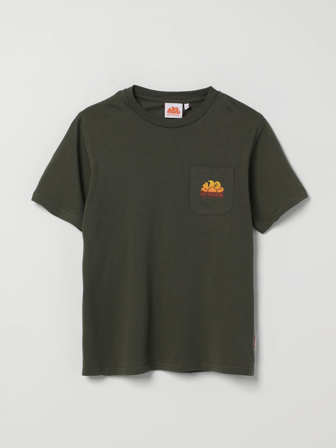 New Herbe logo-print T-shirt - Blue