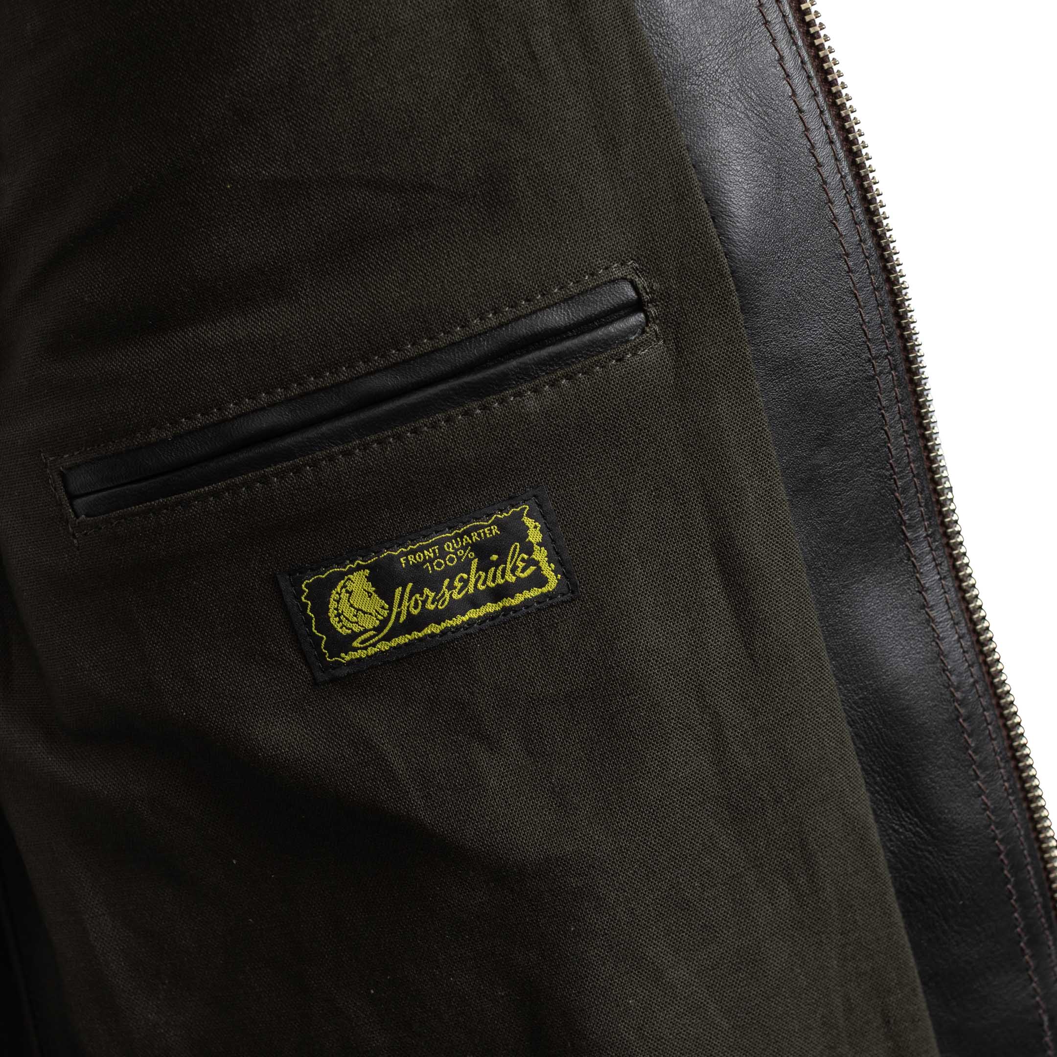 Horse Roughout WWII Jean Jacket Black