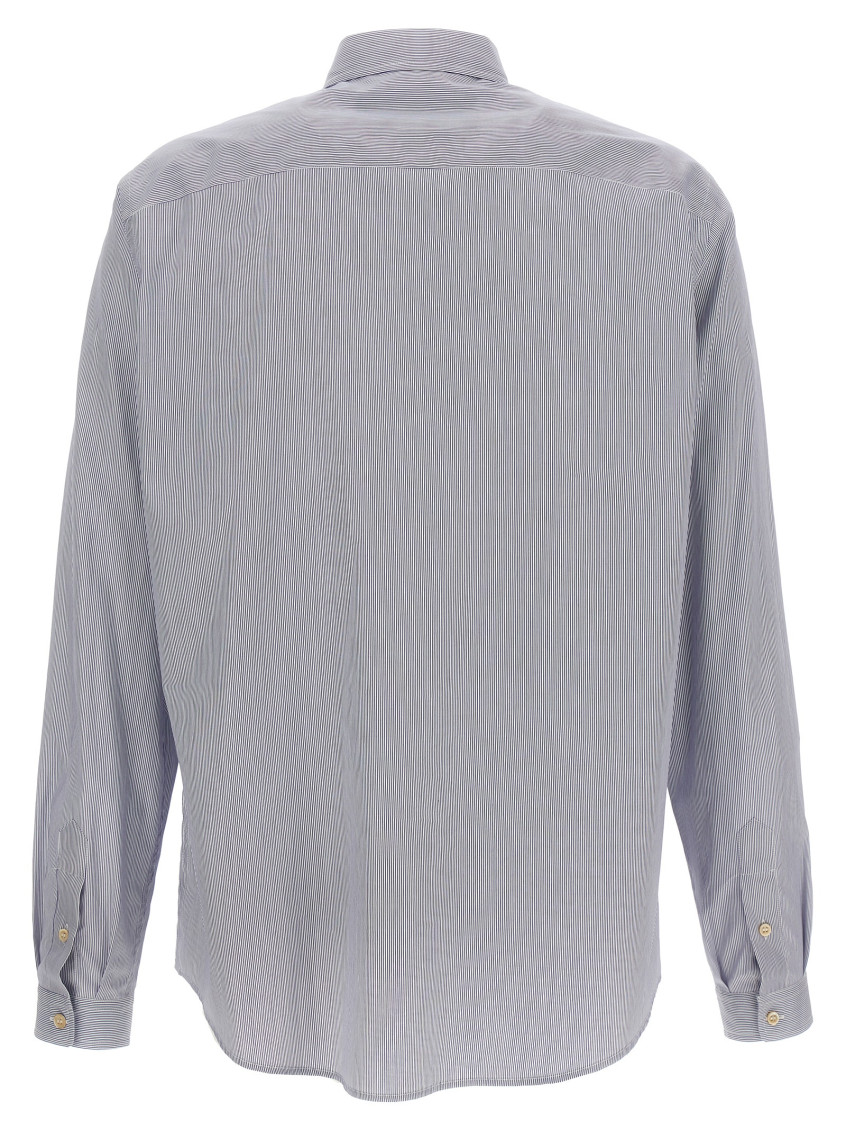 Striped Shirt Shirt And Blouse Light Blue