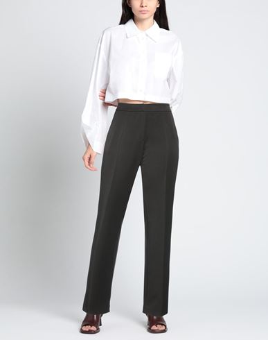 Woman Pants Charcoal Size 4 Polyester, Viscose, Elastane