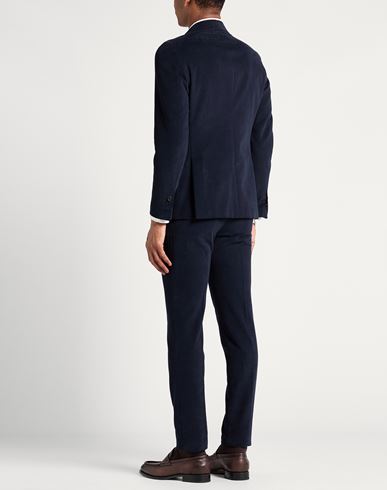 By Slowear Man Suit Midnight blue Size 38 Cotton