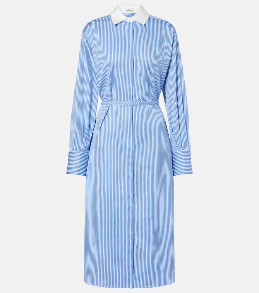 Floyd pinstripe cotton poplin shirt dress