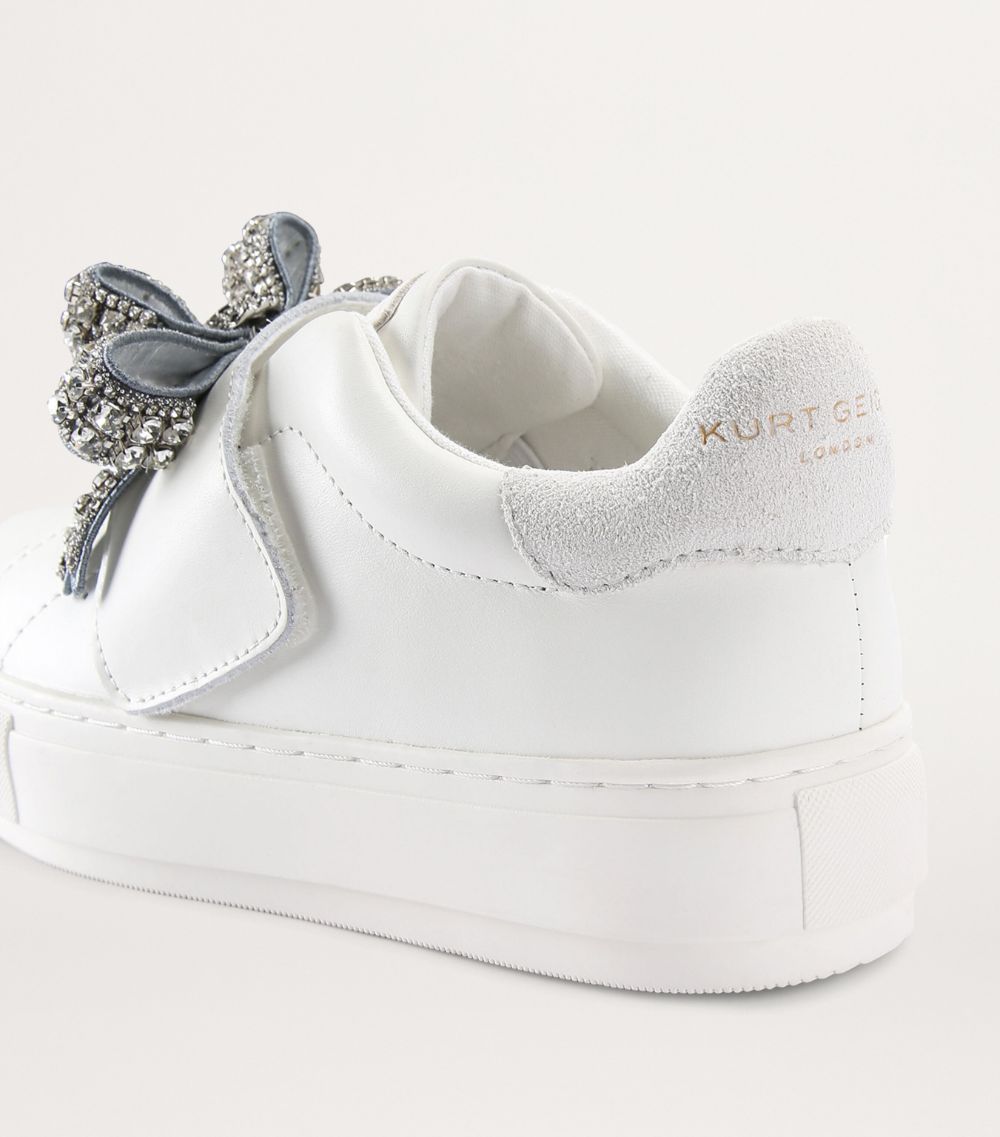 Leather Laney Bow Sneakers