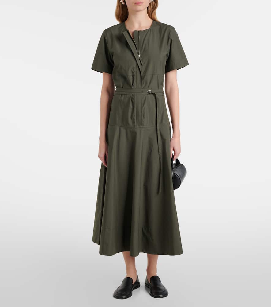 Proenza Schouler White Label Elizabeth cotton-blend midi dress