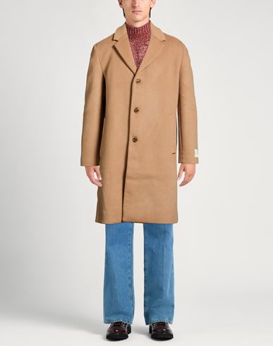 Man Coat Camel Size 42 Recycled wool, Polyester