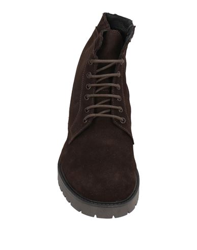 Man Ankle boots Dark brown Size 10 Leather
