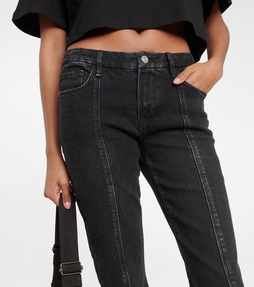 High-rise skinny jeans