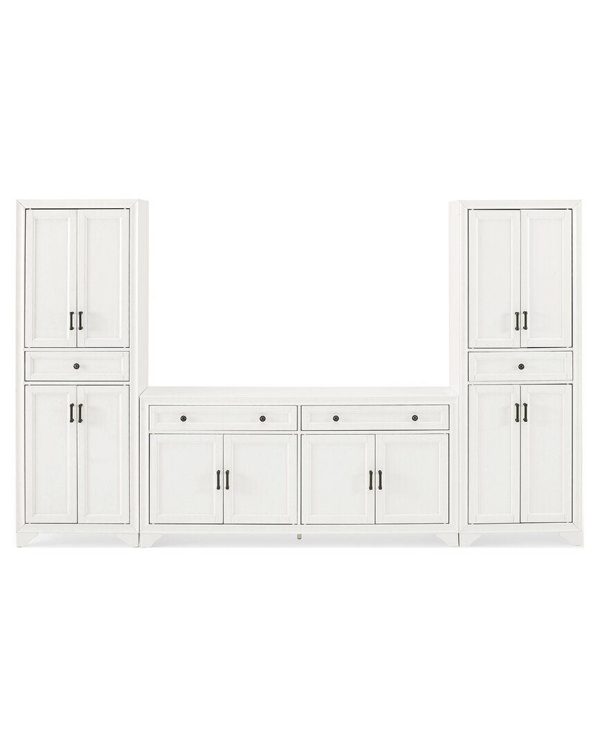 Furniture Tara 3Pc Sideboard And Pantry Set