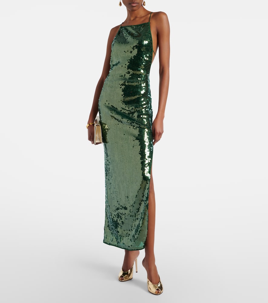 Oséree Marylin sequined maxi dress