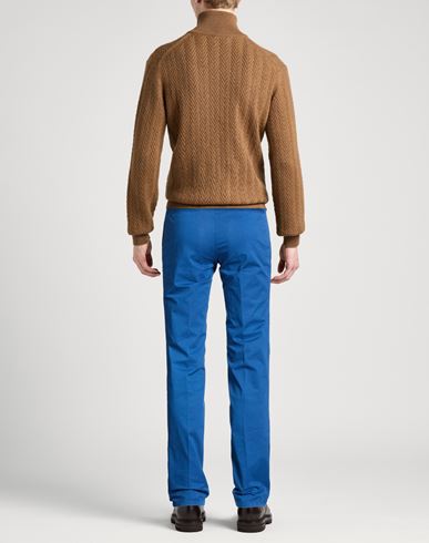 Man Pants Blue Size 30 Cotton, Elastane