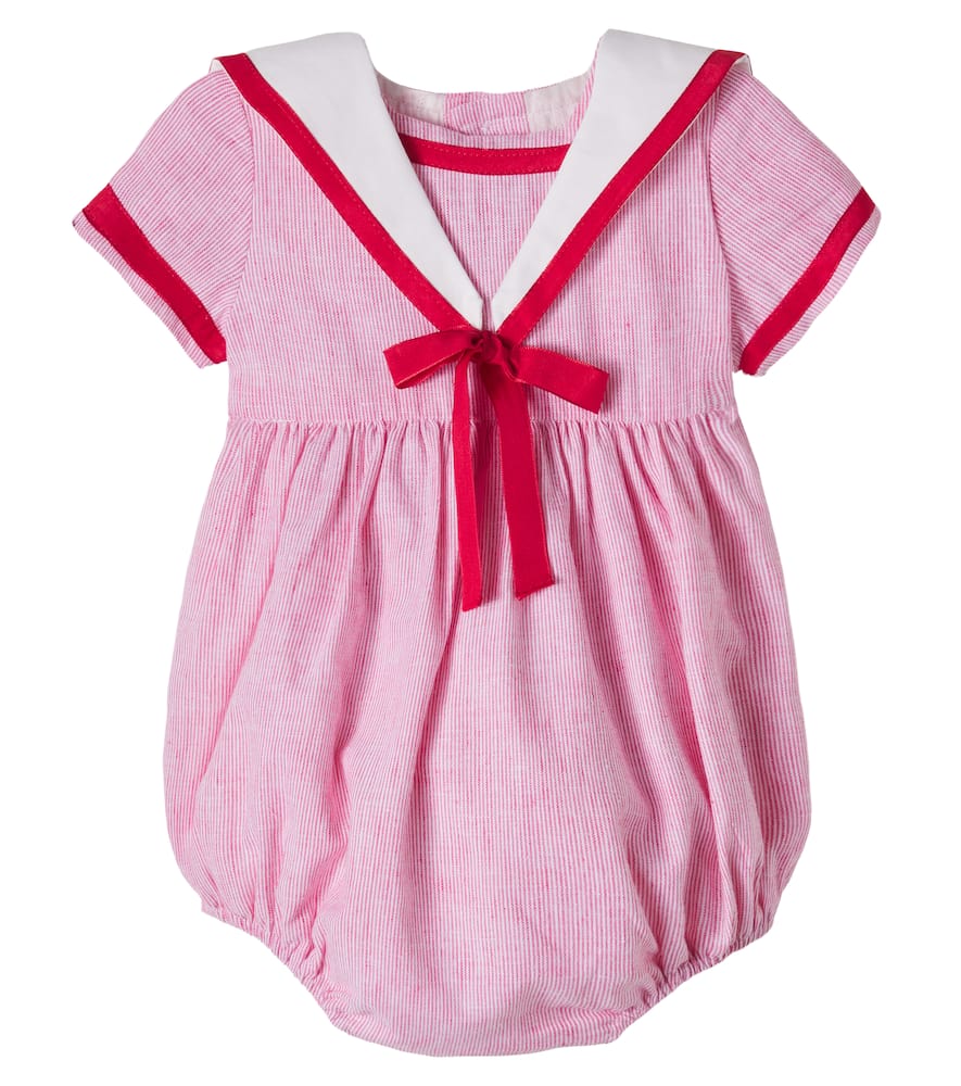 Baby Lawrence cotton and linen playsuit