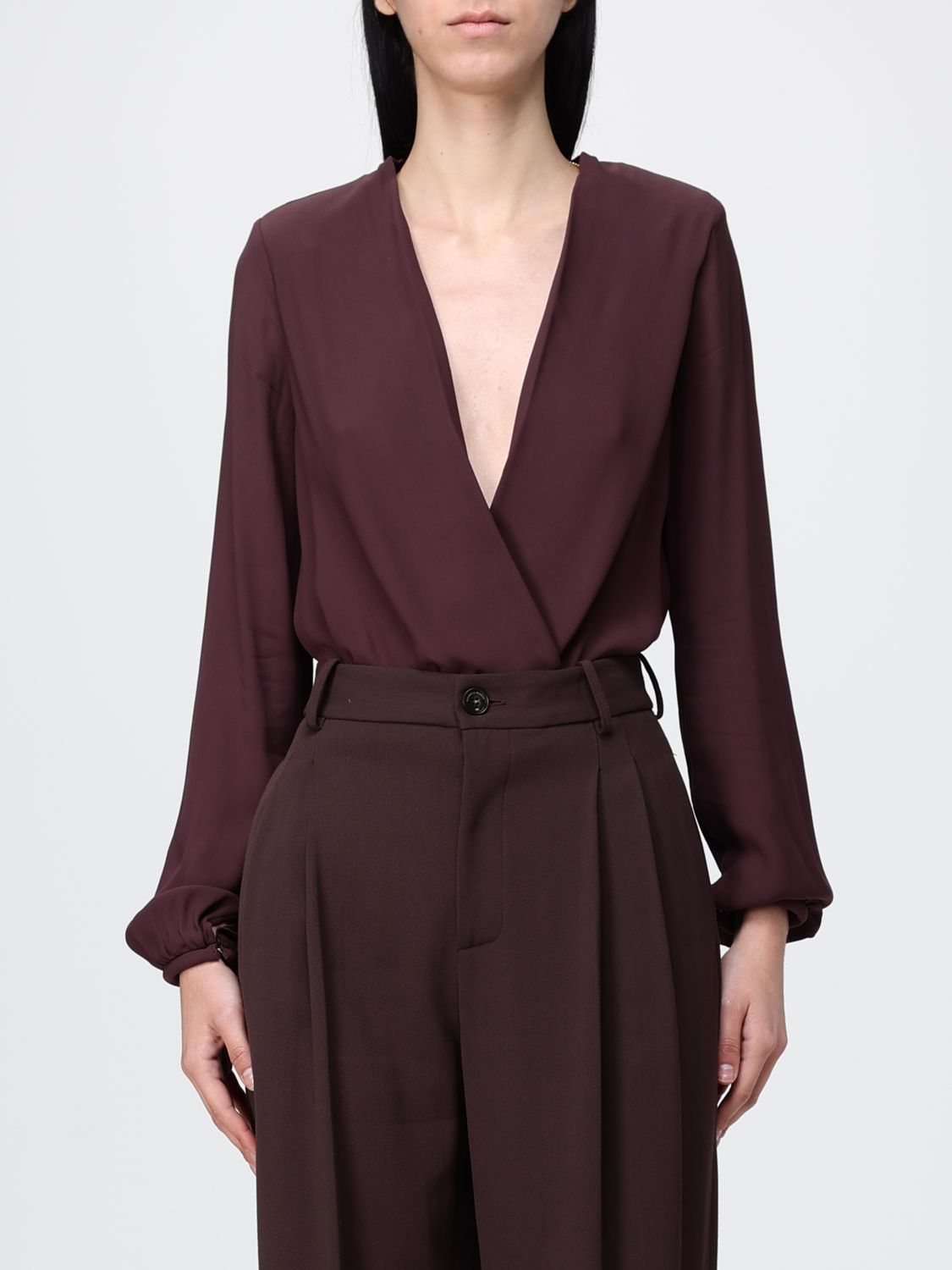 Bodysuit Woman color Black