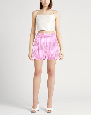 Woman Shorts & Bermuda Shorts Pink Size 6 Linen